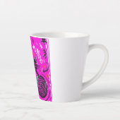 kat met een bal latte mok (Rechts)