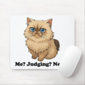 Kat met een brutale kop muismat (Met muis)