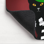 Kat met een Funny pet en een Scarf Muismat (Hoek)