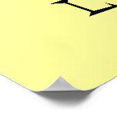 Kat met een gasmasker poster (Hoek)