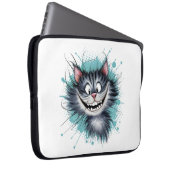 Kat met een glimlach. laptop sleeve (Voorkant Rechts)