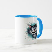 Kat met een glimlach. mok (Voorkant rechts)