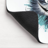 Kat met een glimlach. muismat (Hoek)