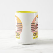 Kat met een hart koffiekopje citaat mok (Midden)