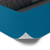 Kat met een "hoofdletter A"-houding Poster (Hoek)