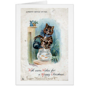 Kat met een ketel, Louis Wain
