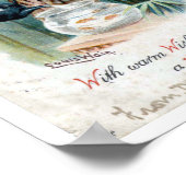 Kat met een ketel, Louis Wain Poster (Hoek)