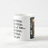 kat met een maag kat , grr grr koffiemok (Center)