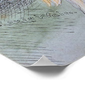 Kat met een monocle, Louis Wain Poster (Hoek)