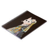 Kat met een parel oorbel - Spiral Notitieboek (Linkerzijde)