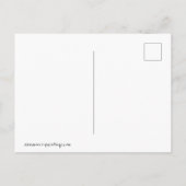 Kat met een teder hart briefkaart (Achterkant)