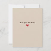 kat met een valentijn-berichtkaart kaart (Achterkant)