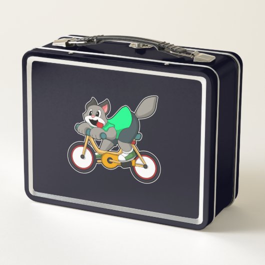 Kat met fiets (Achterkant)