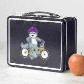 Kat met fiets (In situ)