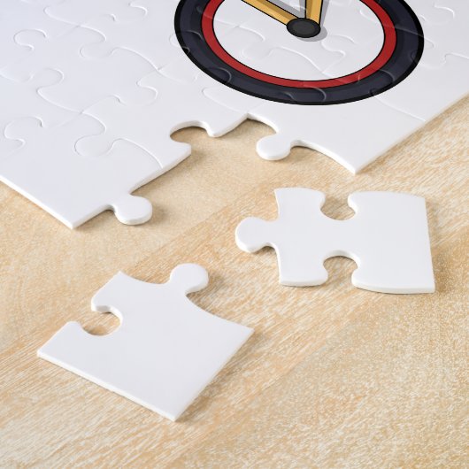 Kat met fiets legpuzzel (Zijkant)