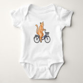 Kat met fiets romper (Voorkant)
