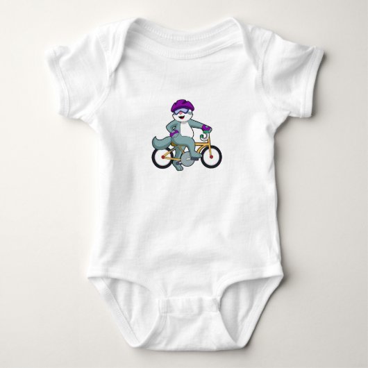 Kat met fiets romper (Voorkant)