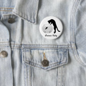 Kat met Fish Bowl Button (In situ)