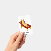 Kat met gadget clip art badge (Handheld)