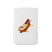 Kat met gadget clipart badmat (Voorkant Verticaal)