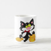 Kat met geld Mok (Center)