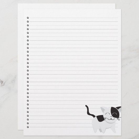 Kat met glimlach (Voorkant / Achterkant)