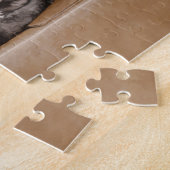 Kat met grijze tablet in de doos legpuzzel (Zijkant)