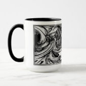 Kat met groene ogen mok (Links)