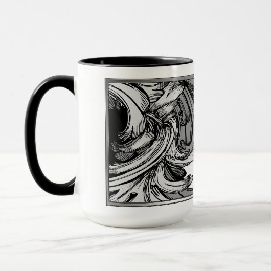 Kat met groene ogen mok (Links)