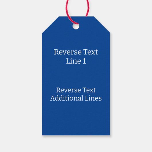 Kat met groene ogen - Vele kleuren verven blik Cadeaulabel (Achterkant)