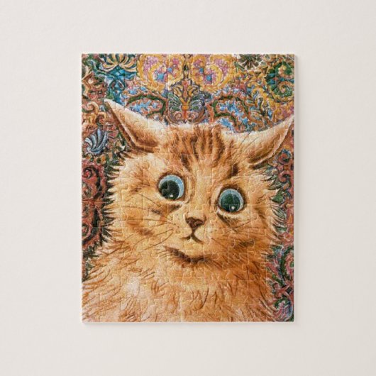 Kat met grote ogen Louis Wain Legpuzzel (Verticaal)