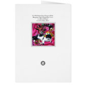 KAT MET HARLEQUIN PET EN MASKERADE PARTIJMASKERS (Achterkant)