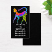 KAT met HART VISITEKAARTJE - CADEAU LABEL (Bureau)