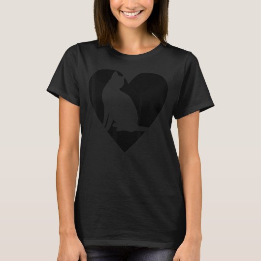 Kat met harteloze zondebok t-shirt (Voorkant)