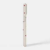 Kat met harten iPhone 15 case (Rechterkant)