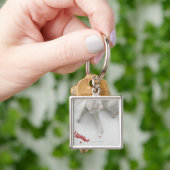 Kat met hartvormig snoep sleutelhanger (Hand)