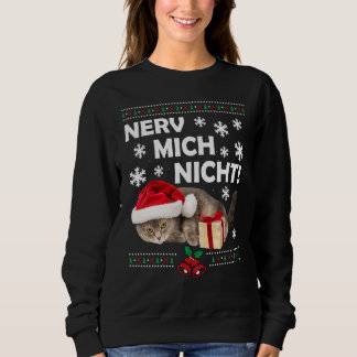 Kat met kerst en kerstmis trui