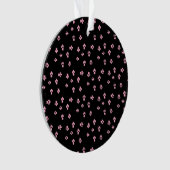 Kat met kerstcadeaus voor speelgoed ornament (voorkant)