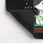 Kat met Kerstmis en lucifers met kerstlampje Sinte Muismat (Hoek)