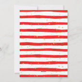 Kat met kerstmis Wreath Feestdagenkaart (Achterkant)