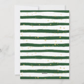 Kat met kerstmis Wreath Feestdagenkaart (Achterkant)