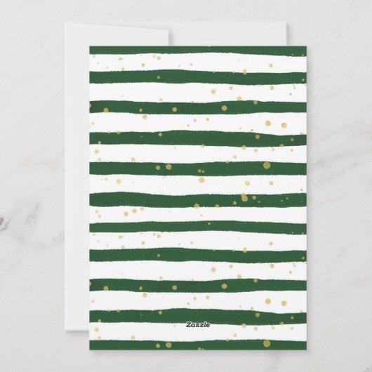 Kat met kerstmis Wreath Feestdagenkaart (Achterkant)