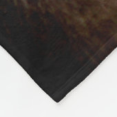 Kat met kitten fleece deken (Hoek)