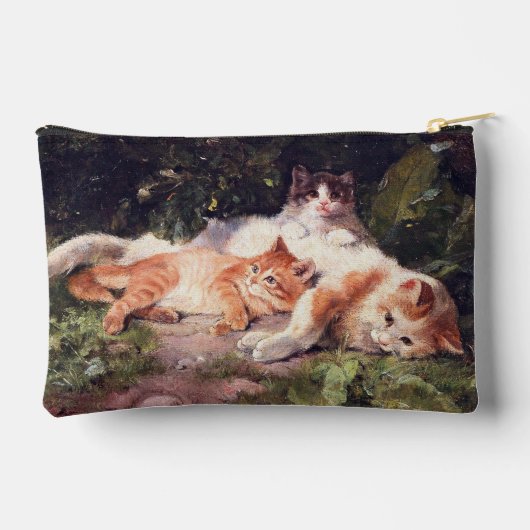 Kat met Kittens Fine Art Etui (Achterkant)