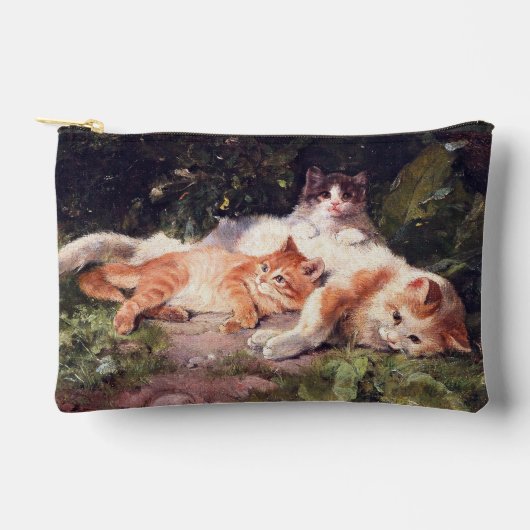 Kat met Kittens Fine Art Etui (Voorkant)