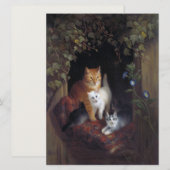 Kat met Kittens Henriette Knip 1844 (Voorkant / Achterkant)