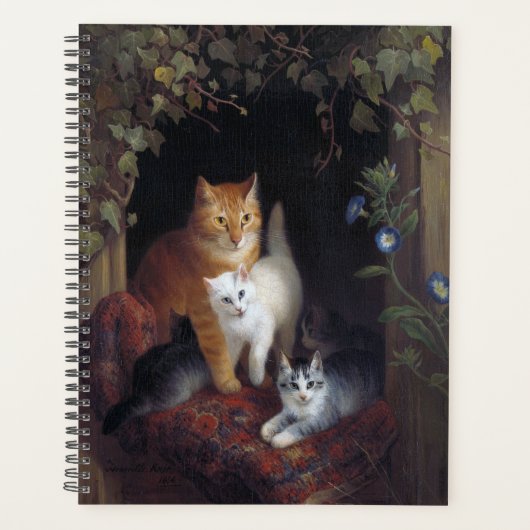 Kat met Kittens Henriette Knip 1844 Planner (Voorkant)