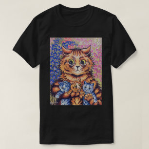 Kat met Kittens, Louis Wain T-shirt