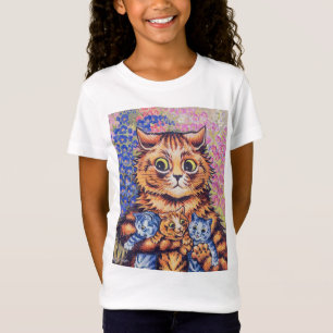 Kat met Kittens, Louis Wain T-shirt