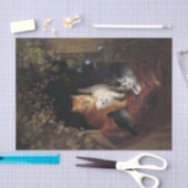 Kat met Kittens van Henriette Ronner-Knip Tissuepapier (Craft)